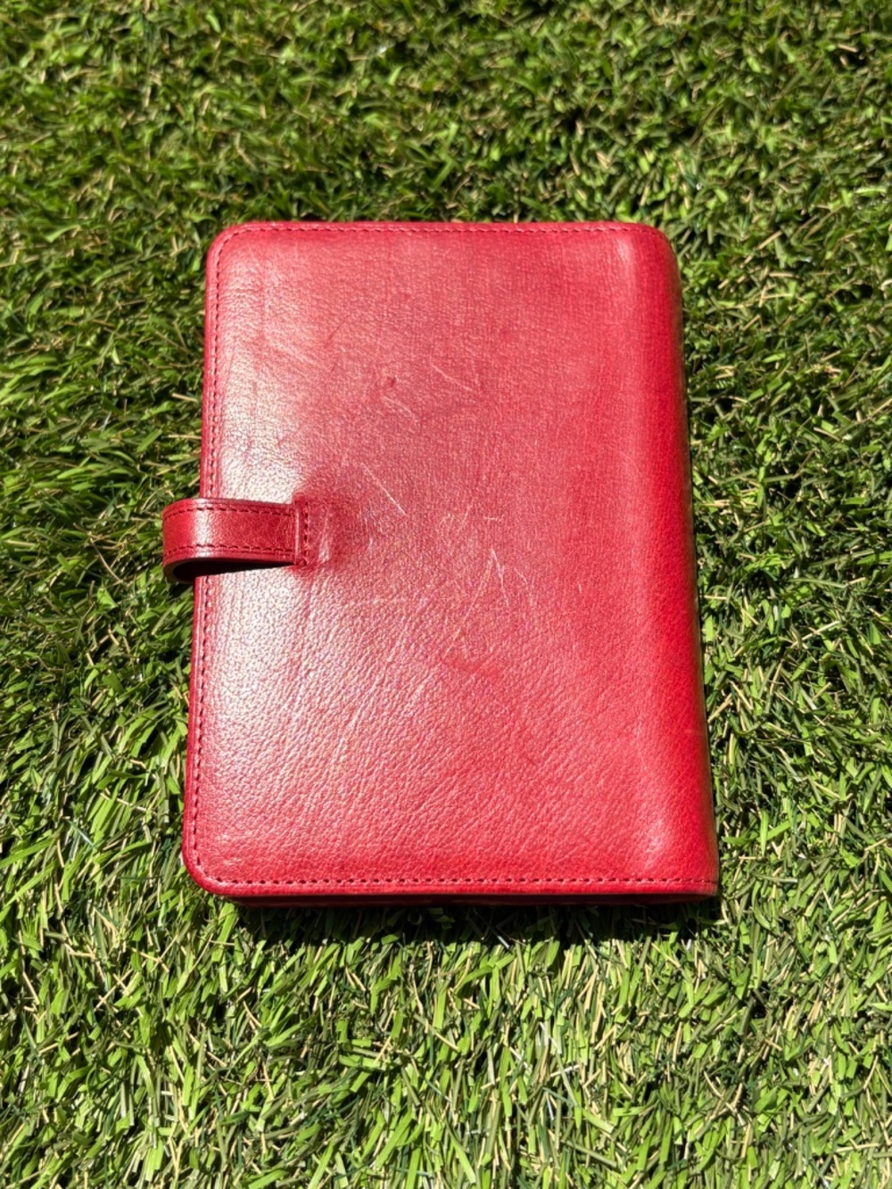 Vintage Coach Red Leather Agenda - Picture 2 of 6